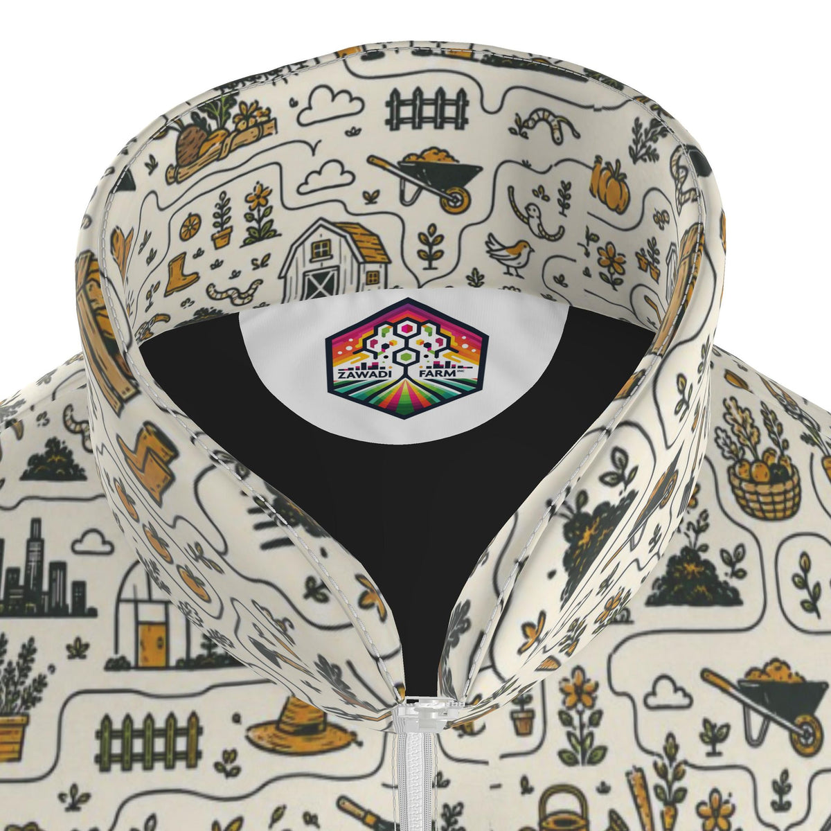 Zawadi Farm Toronto Puffer Jacket - Cream