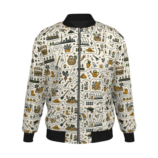Zawadi Farm Toronto Bomber Jacket - Cream
